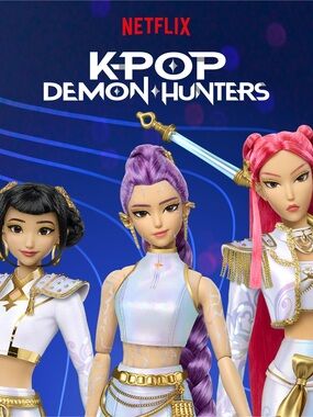 Mattel Creations KPop Demon Hunters HUNTR/X 3-Pack Dolls Sealed with Shipper!